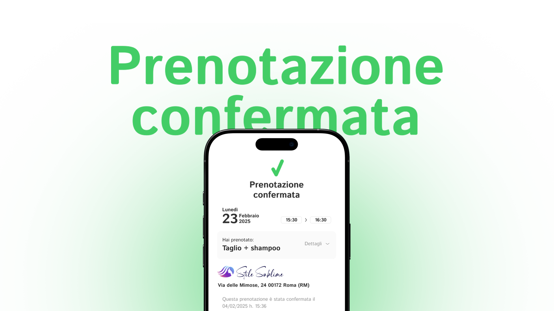 Prenotai prenotation confirmed